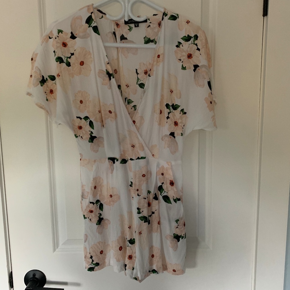 Dynamite Floral Romper